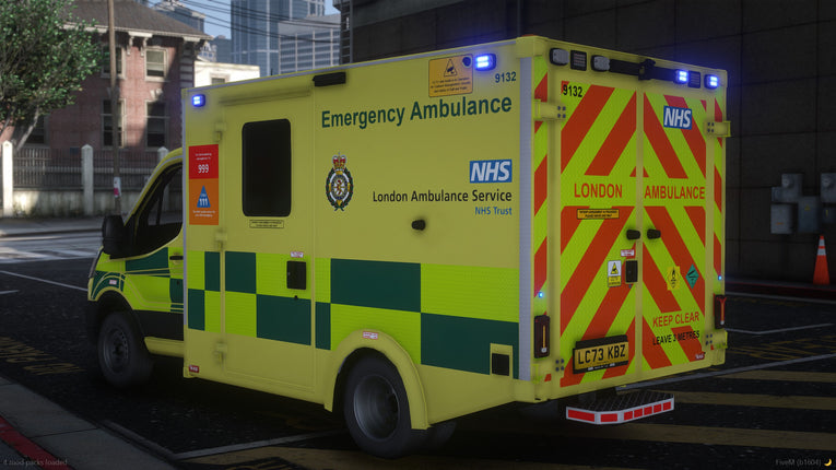 2023 Ford Transit Ambulance - London Style - Whelen Setup