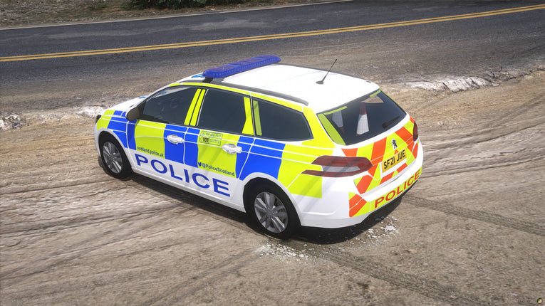 2021 Police Scotland Peugeot 308 (ELS)