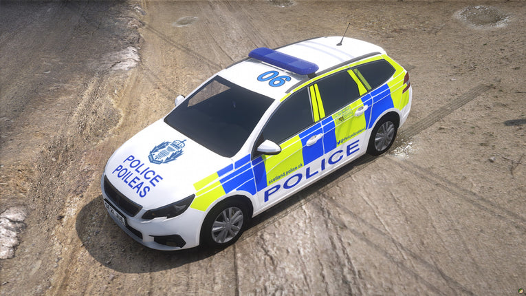 2021 Police Scotland Peugeot 308 (ELS)