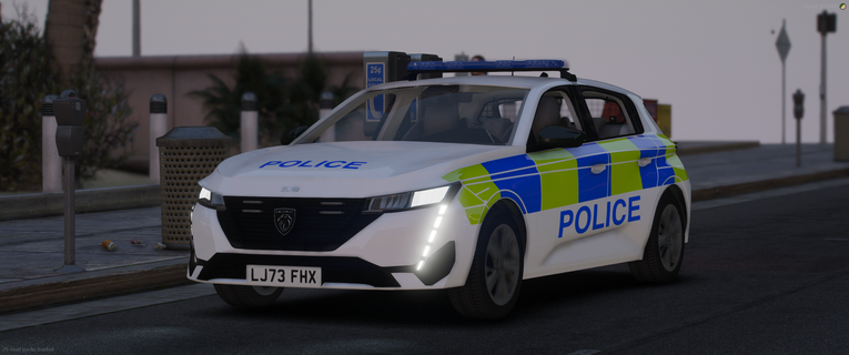 2023 Peugeot 308 Hatch Police [Non-ELS | Addon]