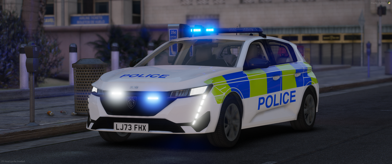 2023 Peugeot 308 Hatch Police [Non-ELS | Addon]