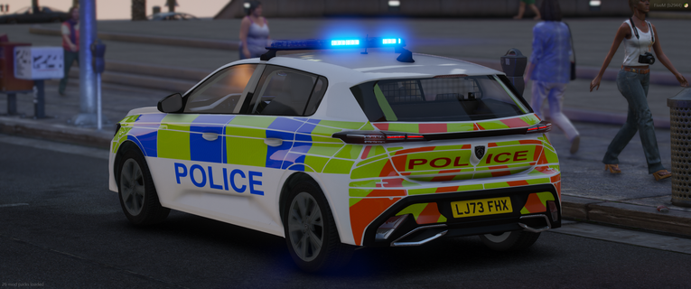 2023 Peugeot 308 Hatch Police [Non-ELS | Addon]