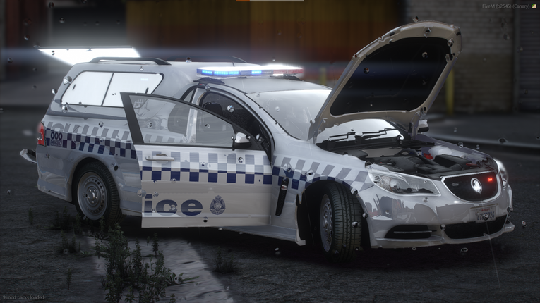 2014 Evoke Dog Ute VicPol - Semi Fictional
