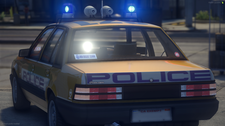 VicPol VL / VK Commodores Marked / UnMarked Pack