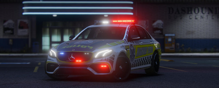 Mercedes AMG E63 Marked / Halfmarked