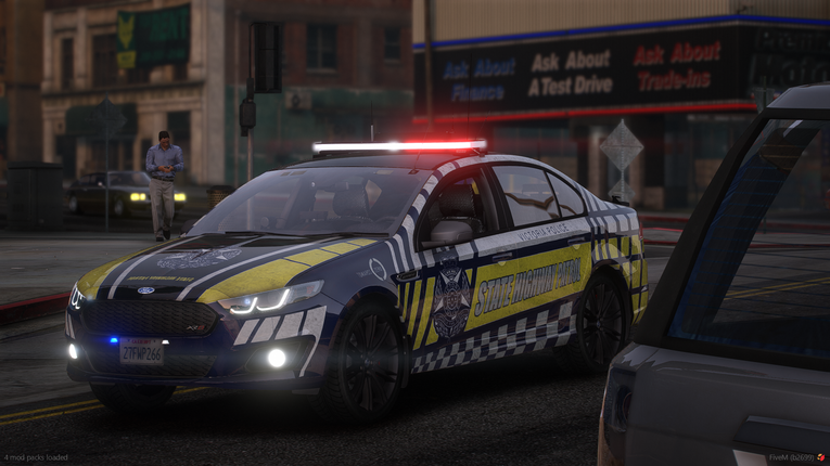 Victoria Police Highway Patrol Ford Falcon