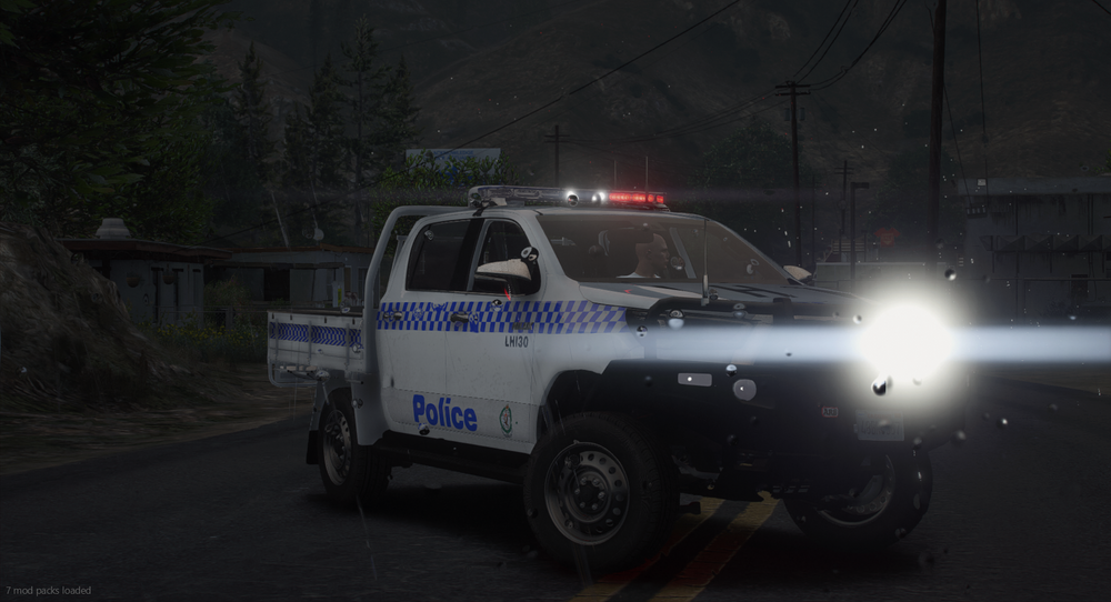 NSWPF Lorde Howe Island based Yoyota Hilux