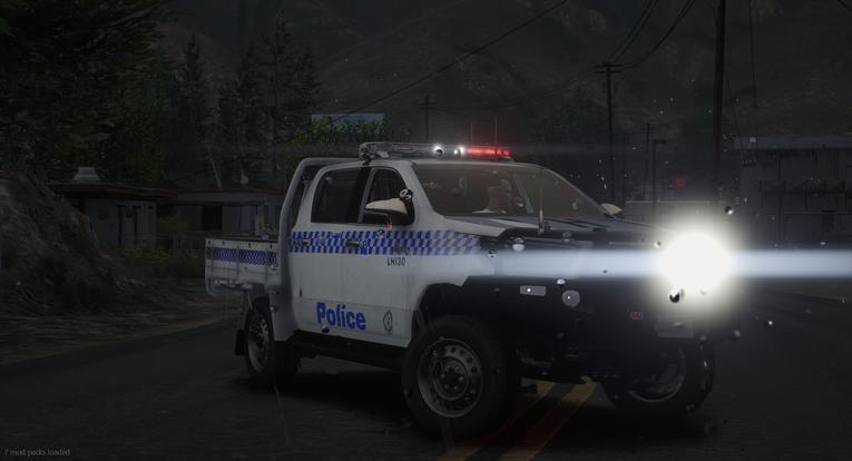 NSWPF Lorde Howe Island based Yoyota Hilux