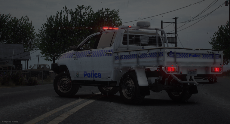 NSWPF Lorde Howe Island based Yoyota Hilux
