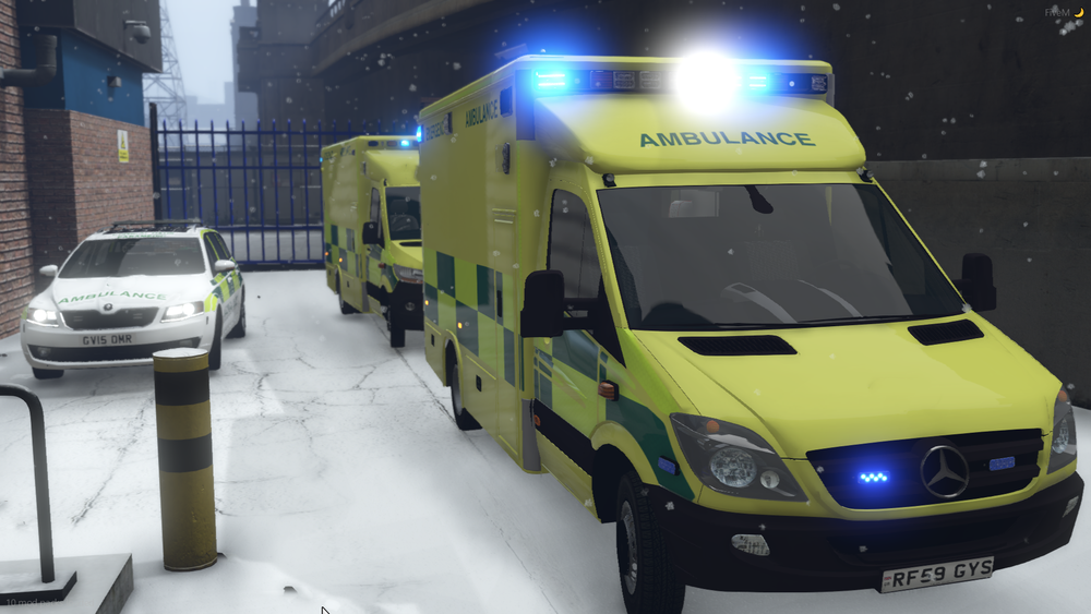 2011 SE Style Mercedes Benz Sprinter Double Crewed Ambulance