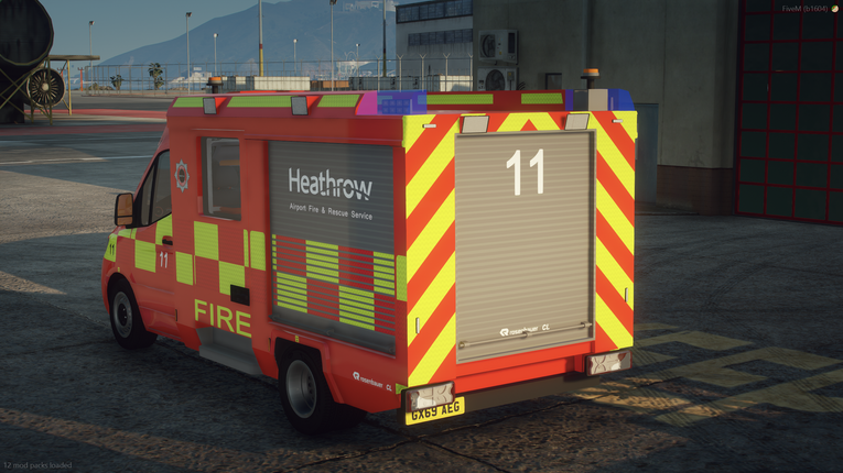 2019 Heathrow Fire & Rescue Mercedes Sprinter DRV
