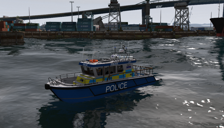 Targa 32 Police boat - MPS Style