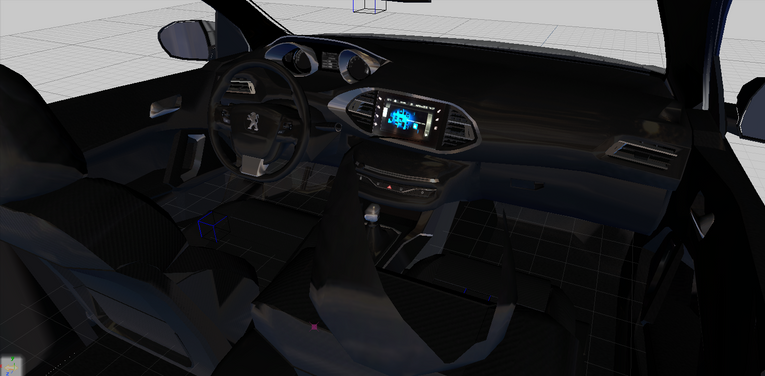 Peugeot 308 with Interior - DEV