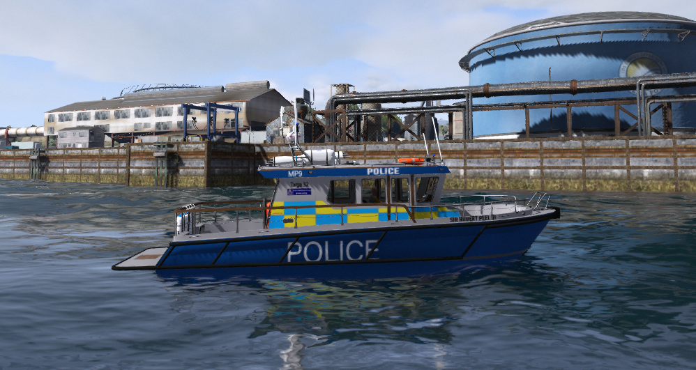 Targa 32 Police boat - MPS Style