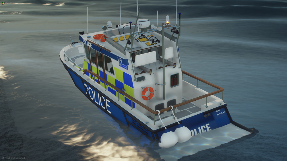 Targa 31 Police Boat - MPS Style